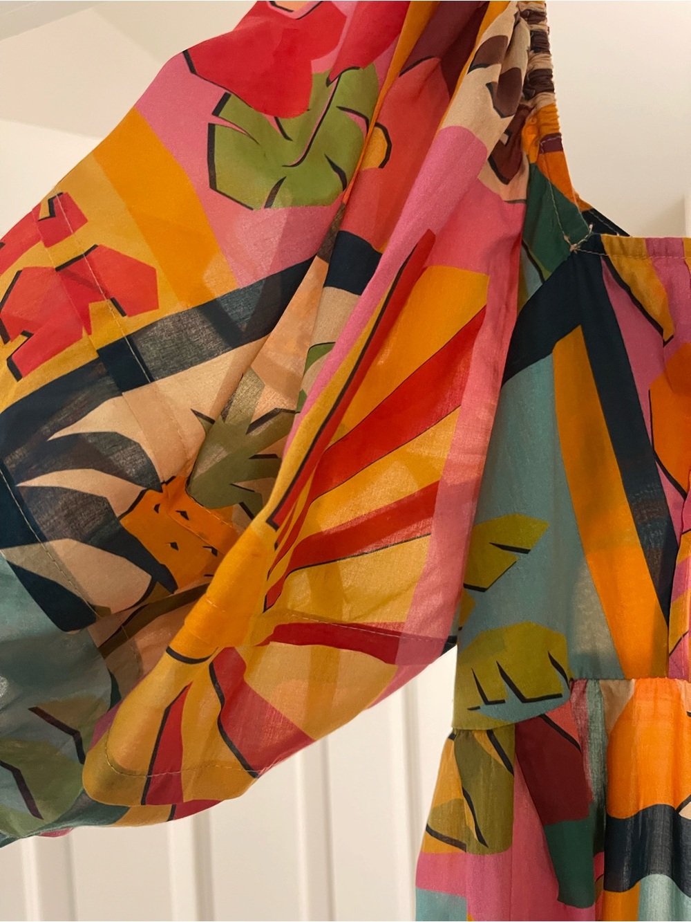 FARM Rio Multicolor Tropical Print Maxi Dress - Picture 3 of 4